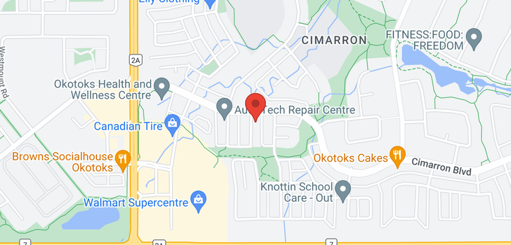 map of 171 Cimarron Grove CR
